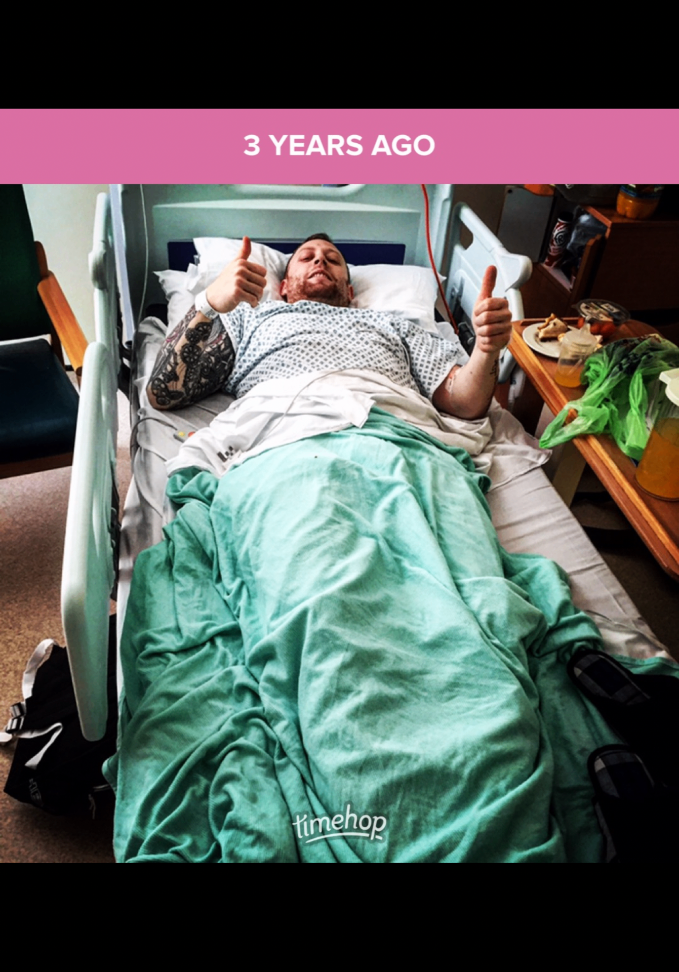 Jon Mozley hospital recovery journey