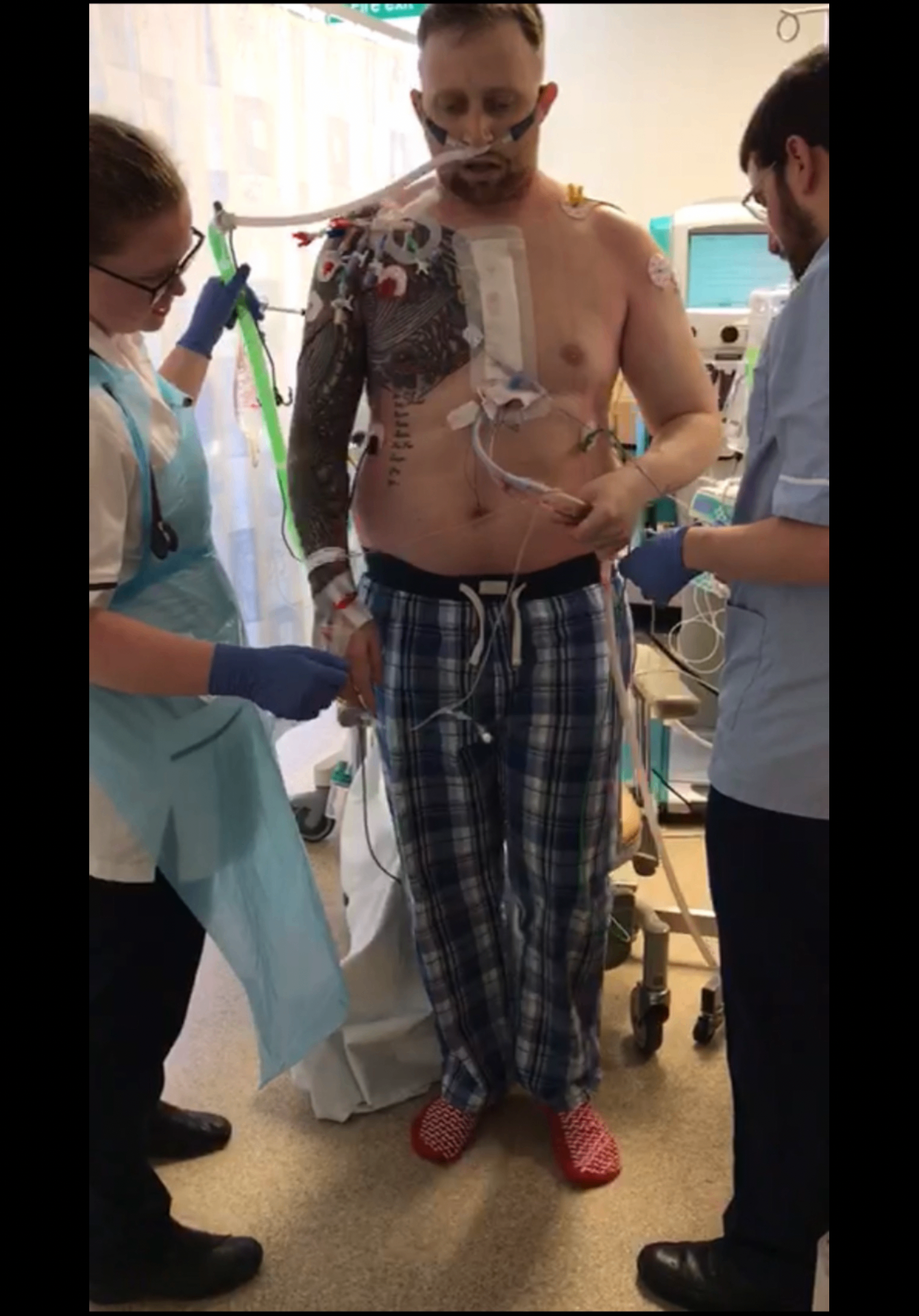 Jon Mozley hospital recovery journey
